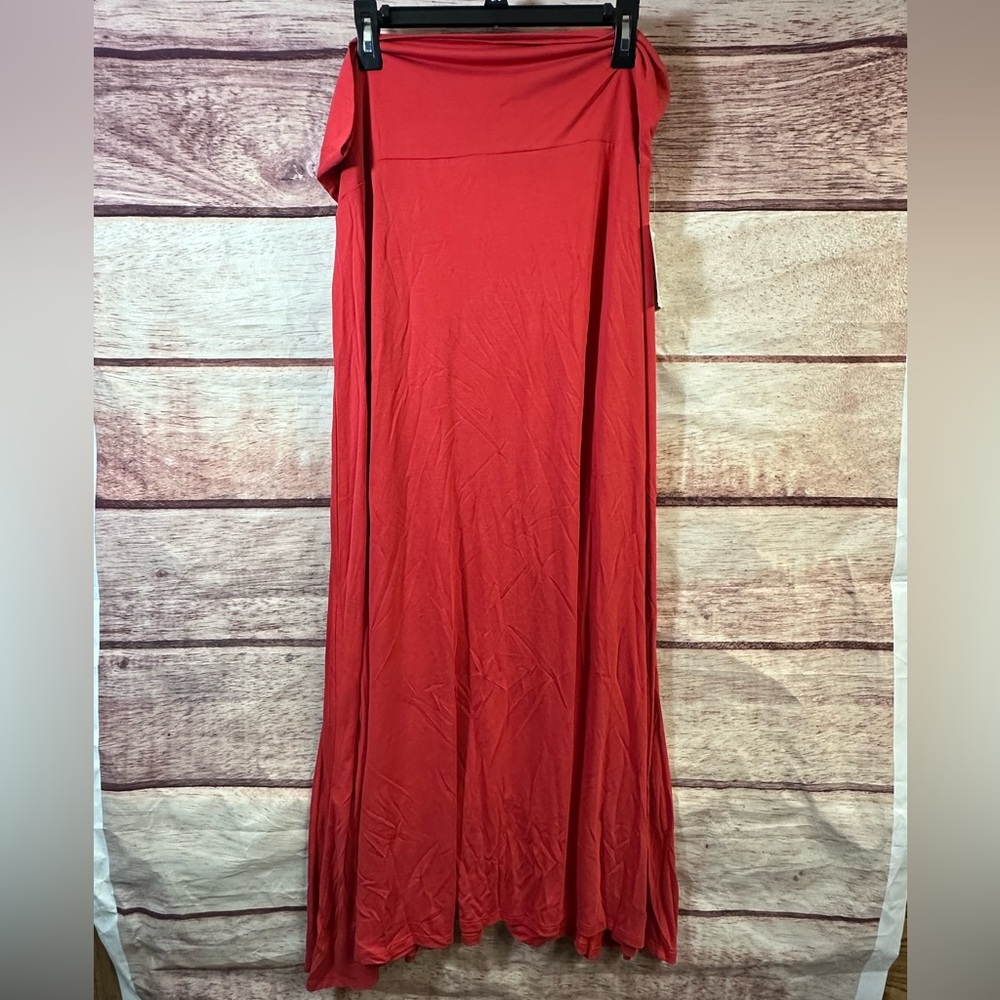 Lularoe Red Maxi 3XL NWT